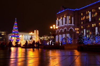 Independence Square in Kiev clipart