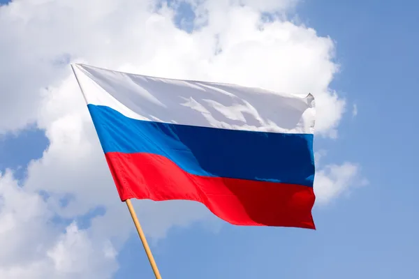 Russische vlag — Stockfoto
