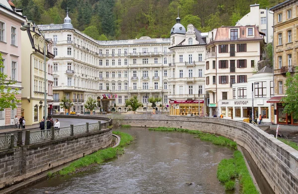Canal de agua en Karlovy Vary — Foto de Stock