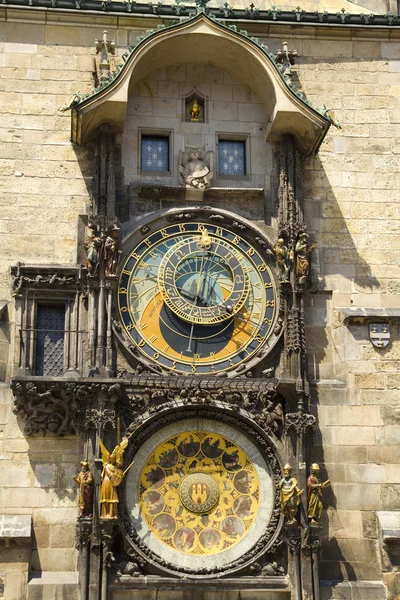 Zegar astronomiczny w Pradze . — Zdjęcie stockowe