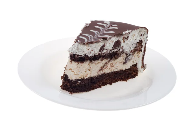 Choklad bit av kakan — Stockfoto