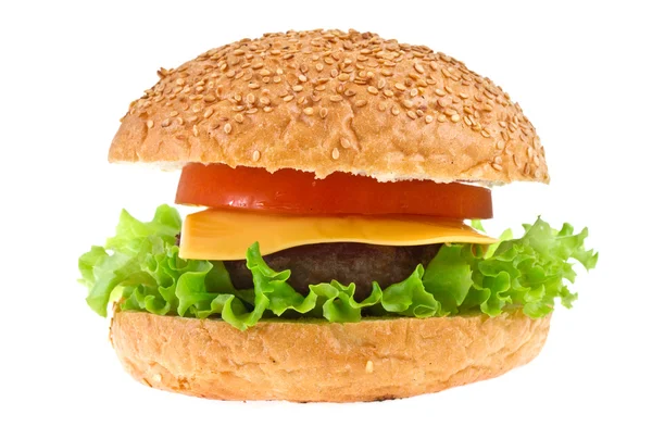 Cheeseburger isolated — Stock Photo, Image