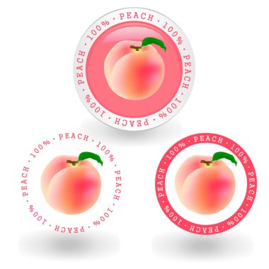 Frame of peach clipart