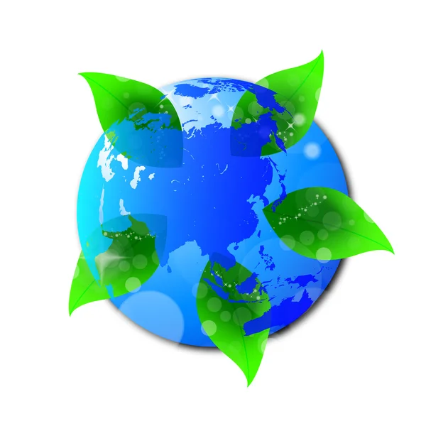 Eco aarde — Stockvector