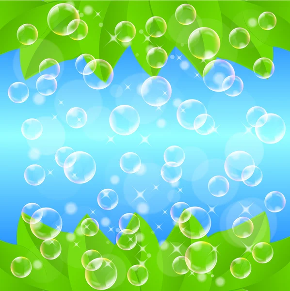 Bakgrund av bubbla — Stock vektor