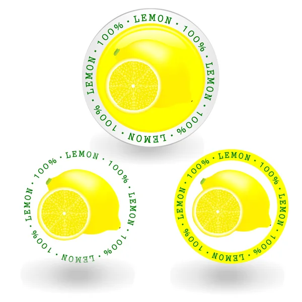 Quadro de limão —  Vetores de Stock