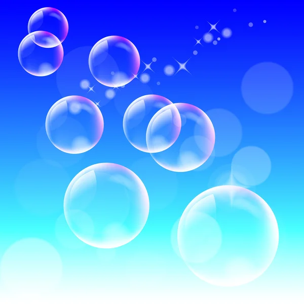Background of bubble — Stock Vector
