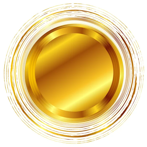 Złota ramka — Wektor stockowy