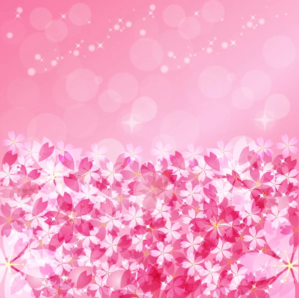 Hintergrund der Kirschblüten — Stockvektor