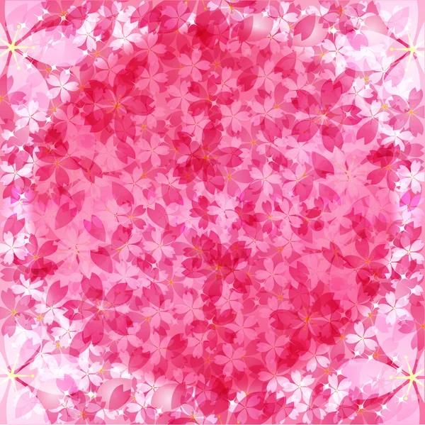 Background of cherry blossoms — Stock Vector
