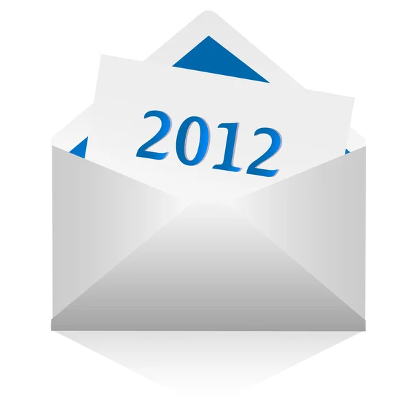 2012 e-mail — Stock Vector