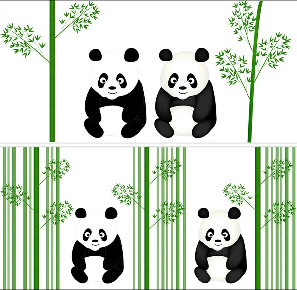 stock vector Illustration of panda