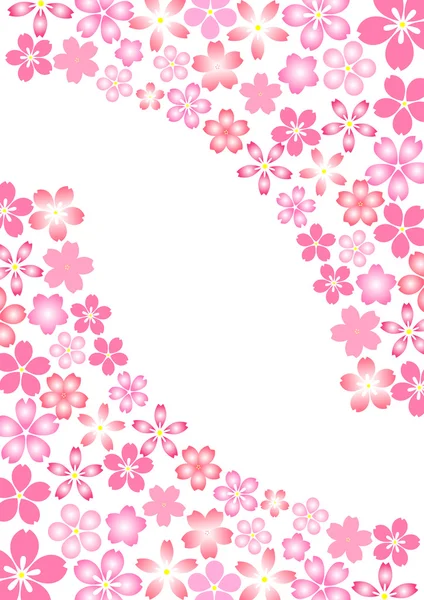 Фон вишневих квітів — стоковий вектор