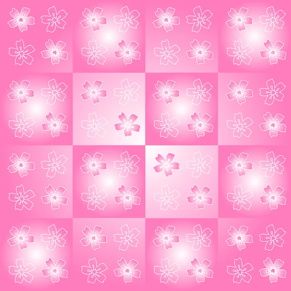 Hintergrund der Kirschblüten — Stockvektor