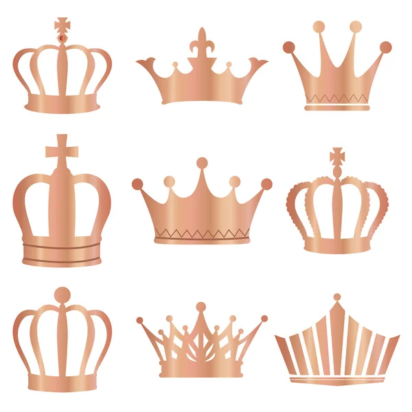 皇冠的图标 免版税图库矢量图片