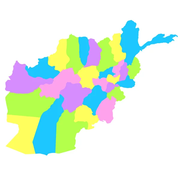 Χάρτης του Αφγανιστάν — Διανυσματικό Αρχείο
