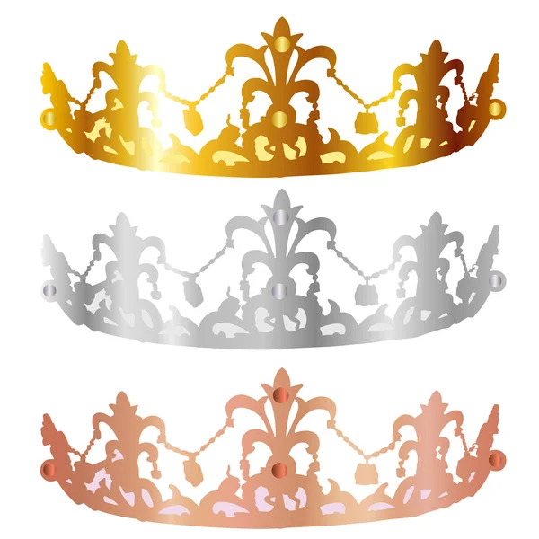 Crown gold — Stock Vector