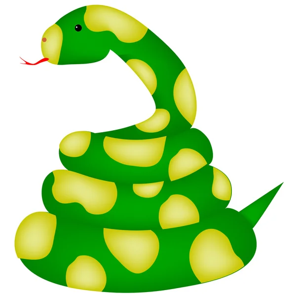 Illustration der Schlange — Stockvektor