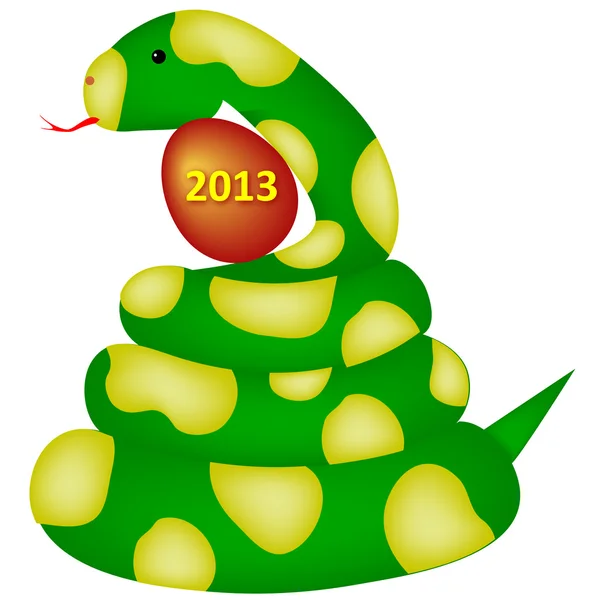 뱀과 2013 — 스톡 벡터