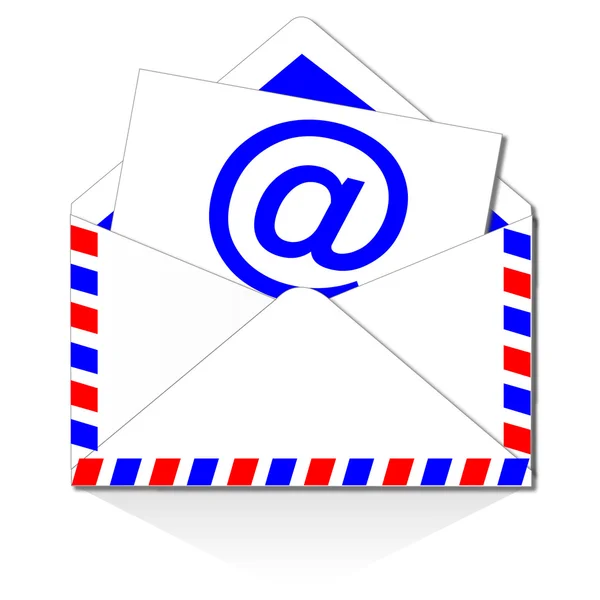 Segna e-mail all'indirizzo — Vettoriale Stock