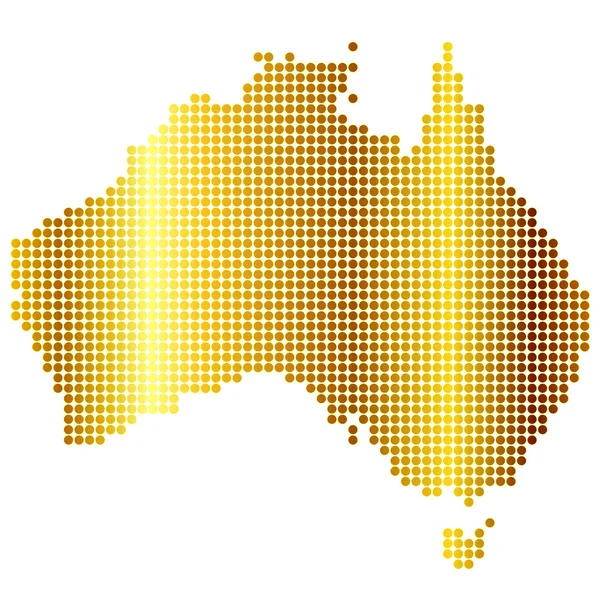 Australien — Stockvektor