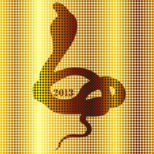 Illustrazione del serpente — Vettoriale Stock