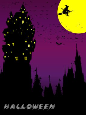 Halloween background clipart