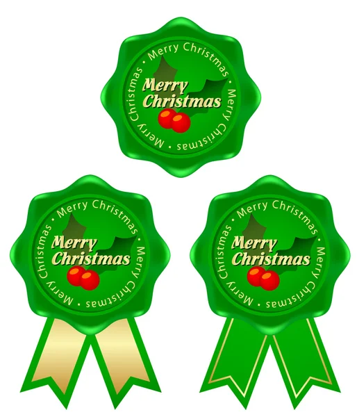 绿色框架圣诞 — 图库矢量图片
