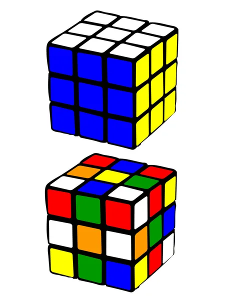 Rubiks kub — Stock vektor