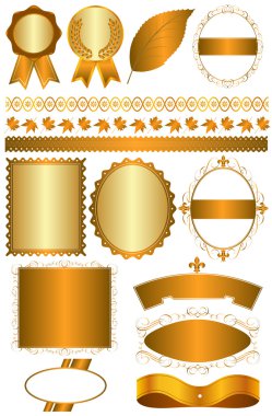 Gold frame clipart