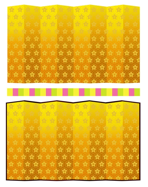 stock vector Folding screen