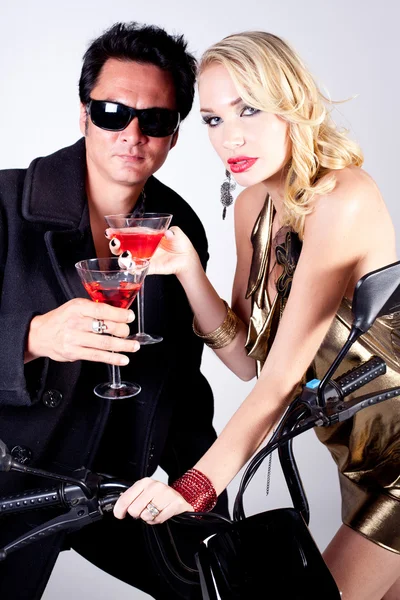Party Time a piros Alma Martini — Stock Fotó