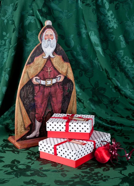 Χριστούγεννα και ο Άγιος nich — Φωτογραφία Αρχείου