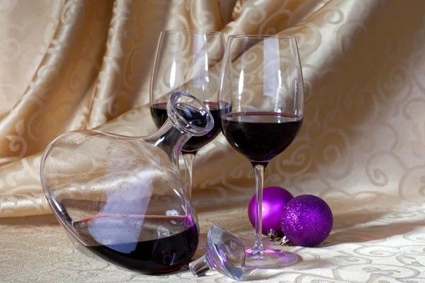Wine and Christmas — Stock Photo, Image
