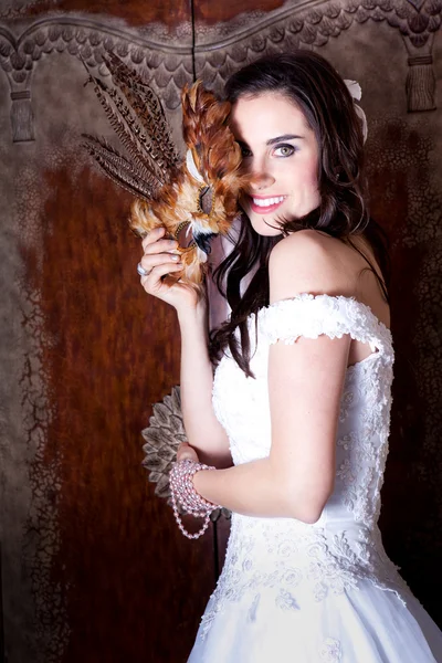 Bridal Masquerade — Stock Photo, Image