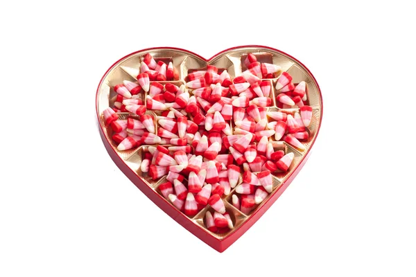 Valentijn maïs-candy — Stockfoto