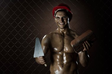 Sexy workman clipart