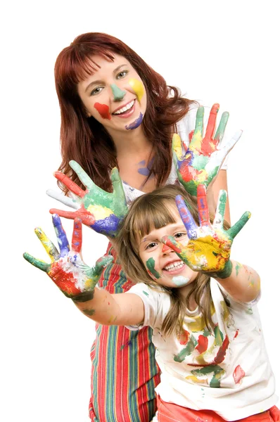 Mère avec fille — Photo