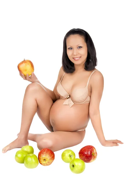 임신 한 소녀 — 스톡 사진