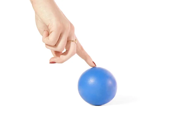 Hand and Ball — Stock Photo, Image