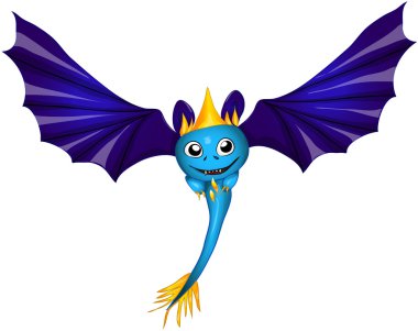 Dragon bat clipart