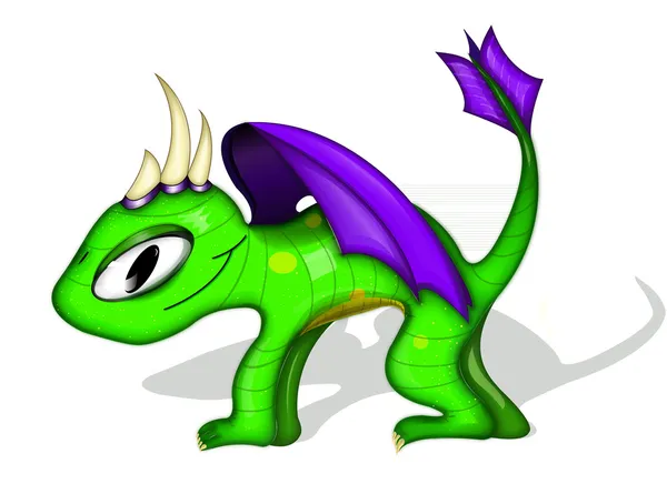 Schattig dragon — Stockvector