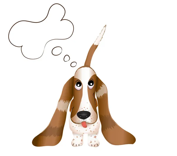 Le chien Basset Hound — Image vectorielle