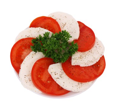 domates mozzarella salatası