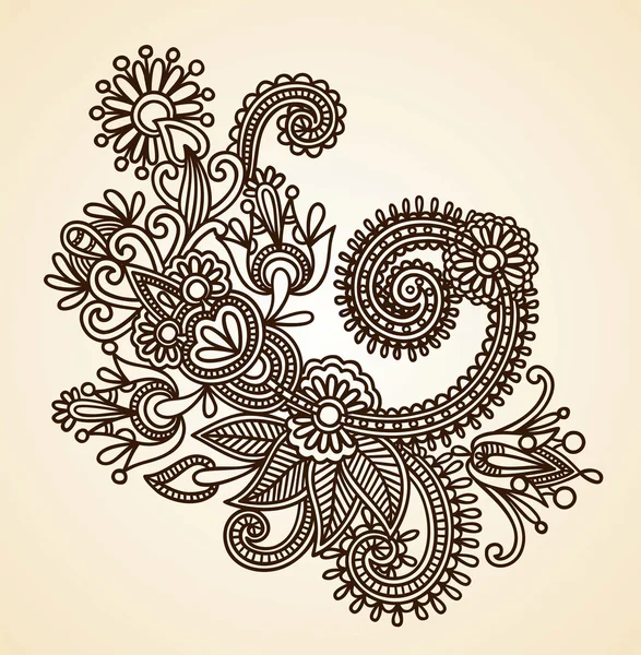 Élément de conception de fleur — Image vectorielle