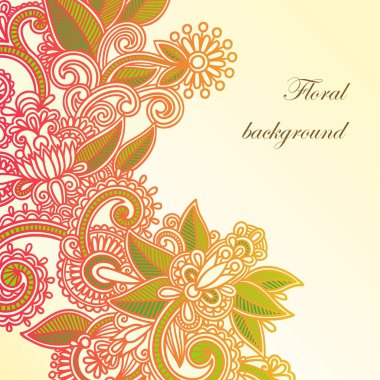 Floral background clipart