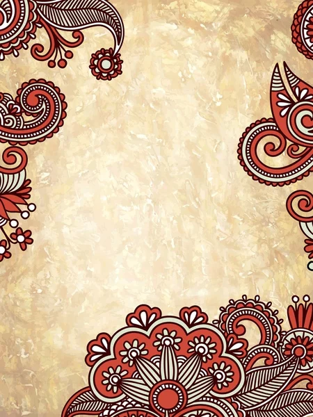 Grunge พื้นหลังดอกไม้นามธรรม — ภาพเวกเตอร์สต็อก