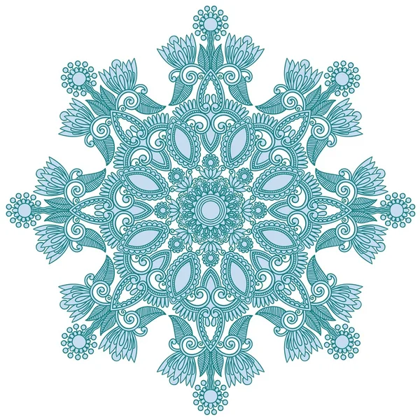 Ornate snowflake — Stock Vector