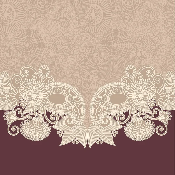 Ornate floral background — Stock Vector