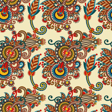 Paisley design background clipart